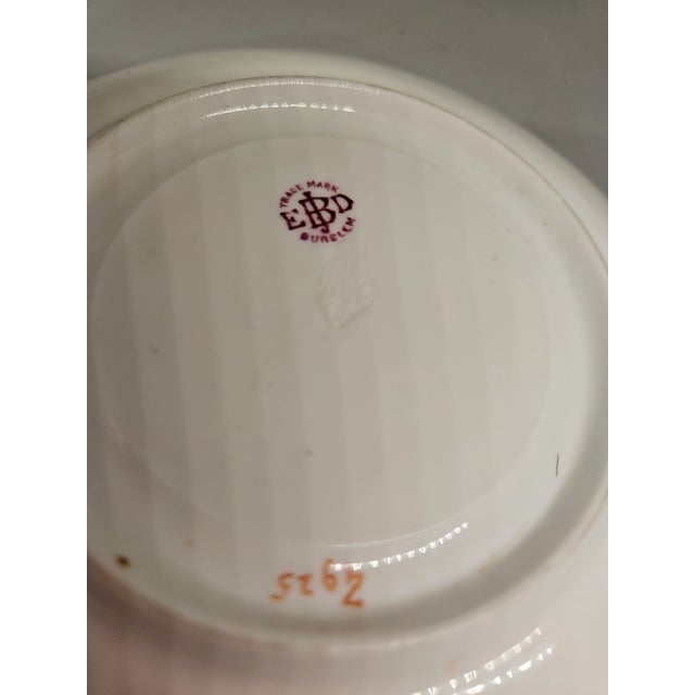 Art Nouveau Rare Antique Edwin James Drew Bodley Porcelain Saucer 5.7" For Sale - Image 3 of 3
