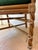 Wood Vintage McGuire San Francisco Twisted Rattan Armchair in Emerald Green For Sale - Image 7 of 12