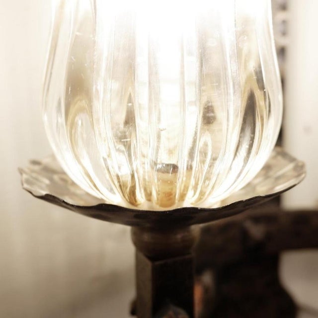 Wrought Iron 2-Branch Wall Sconces, Set of 2 For Sale - Image 6 of 9