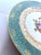 Ceramic Vintage 1930s Rosenthal Germany Turquoise & Gold Encrusted Porcelain Dinner Plate For Sale - Image 7 of 8