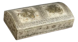1950s Chinoiserie Florentine Giltwood Box