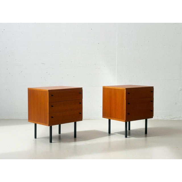 Vintage Bedside Tables by Günter Renkel, 1960s, Set of 2 For Sale - Image 12 of 15