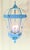 Metal Vintage Style Solid Brass Verdigris Hanging Lantern - Restored & Rewired / 23”h For Sale - Image 7 of 18