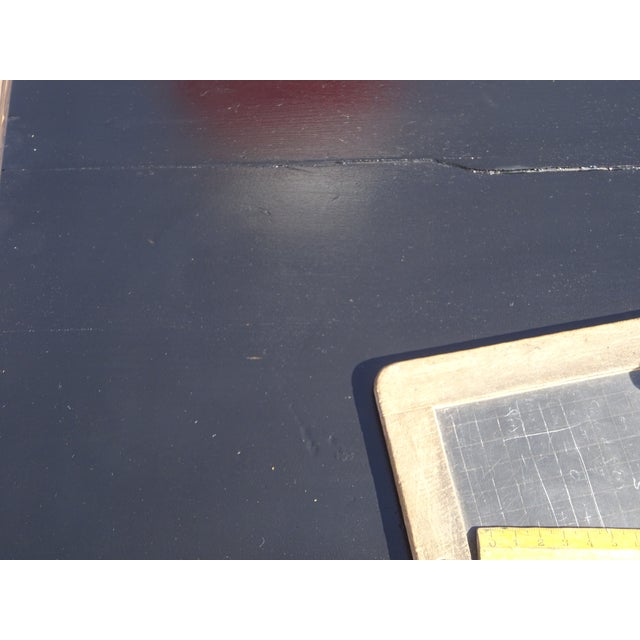 Black Vintage Desk in Pine, 1940s For Sale - Image 8 of 18