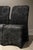 Pair of Postmodern Waterfall Dining Chairs in Marbleized Upholstery For Sale In Los Angeles - Image 6 of 7