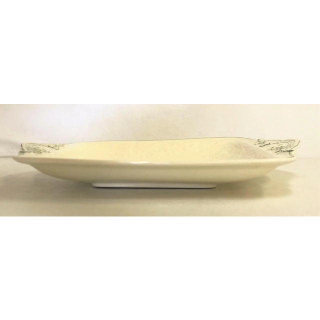 Vintage Wedgewood Patrician Tapestry Collection Square Handled Cake Plate For Sale In West Palm - Image 6 of 8