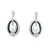Vintage 18k White Gold South Sea Pearl, Onyx and 5 Carat Diamond Earrings, Pair For Sale - Image 4 of 10