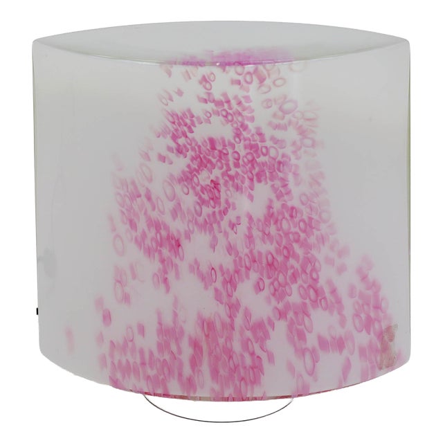Italian Murano Colored Glass Table Lamp from Leucos, 1980s For Sale
