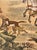 Korean Joseon Period Four-Panel Folding Screen With Tiger Hunt and Calligraphy, For Sale - Image 12 of 18