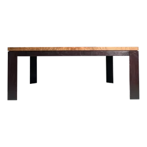 A Fine Edward Wormley Coffee Table for Dunbar in Exotic Burl