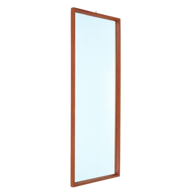 Mid-Century Modern Danish Teak Mirror, 1960s For Sale - Image 9 of 9