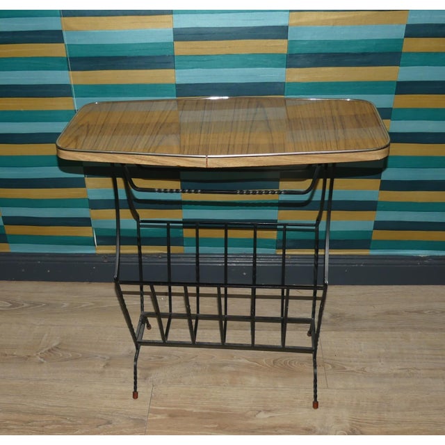 Cast Iron Newspaper Stand, 1960s For Sale - Image 4 of 7