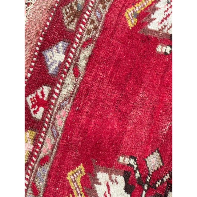 1950s Mid-Century Turkish Yastik Rug from Bobyrugs, 1950s For Sale - Image 5 of 11