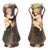 Art Nouveau Amphora Style Pottery Vases with Putti, 1890s, Set of 2 For Sale