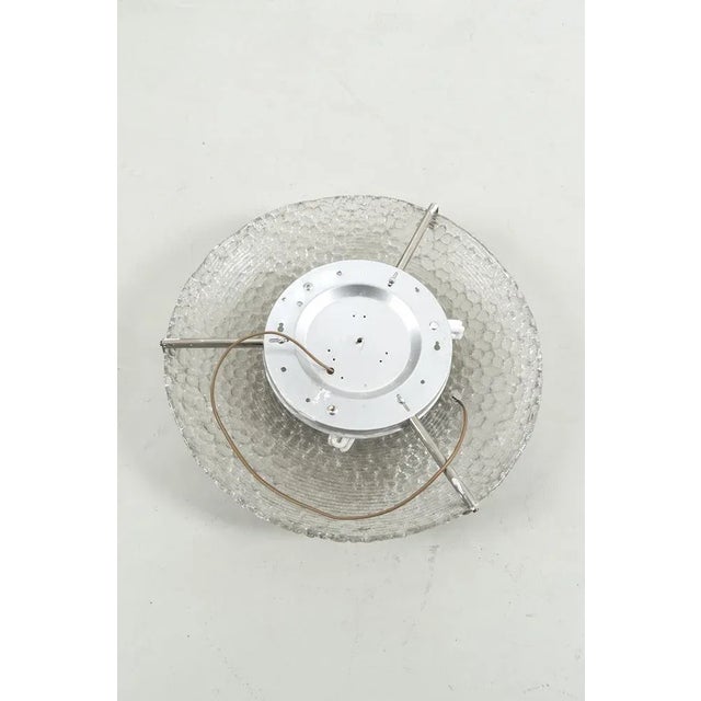 Vinatge Glass Ceiling Light For Sale - Image 5 of 6