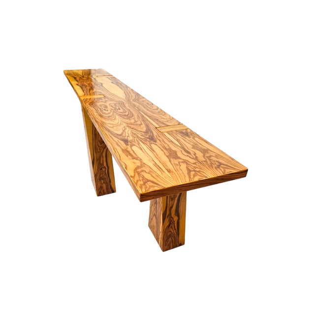 Wood Mid-Century Console Table in Wood For Sale - Image 7 of 9