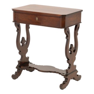 Victorian Mahogany Side Table For Sale