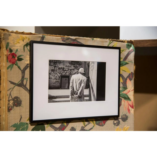 Old New House The Walk Framed Black and White Photograph For Sale - Image 4 of 5