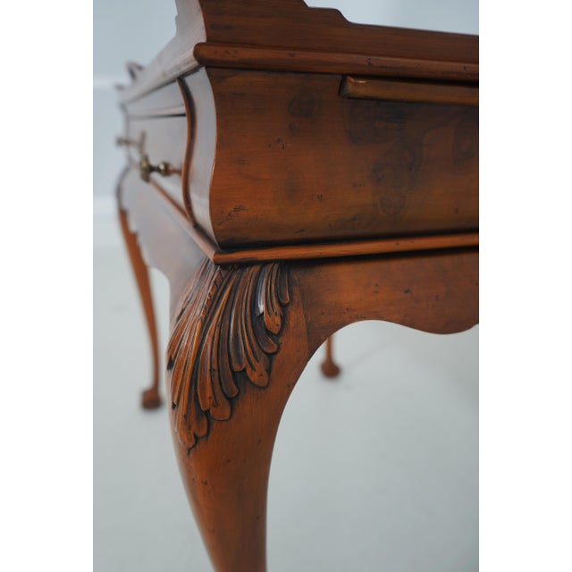 Italian Chippendale Style Olivewood Tea Table For Sale - Image 16 of 18