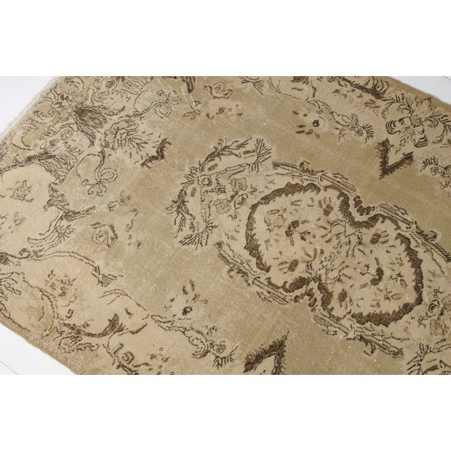 Turkish Vintage Turkish Oushak Anatolian Carpet For Sale - Image 3 of 9