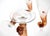 Amber Murano Glass and Pulegoso Nautilus Flutes from Cenedese, 1950s, Set of 6 For Sale - Image 13 of 18