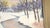 1950s Winter Scene River Bed Oil Painting, Framed For Sale - Image 4 of 9