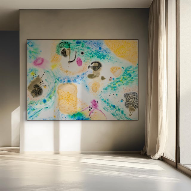 Jessica Snow Contemporary Abstract Acrylic on Canvas "The Origins of Form" by Jessica Snow For Sale - Image 4 of 5