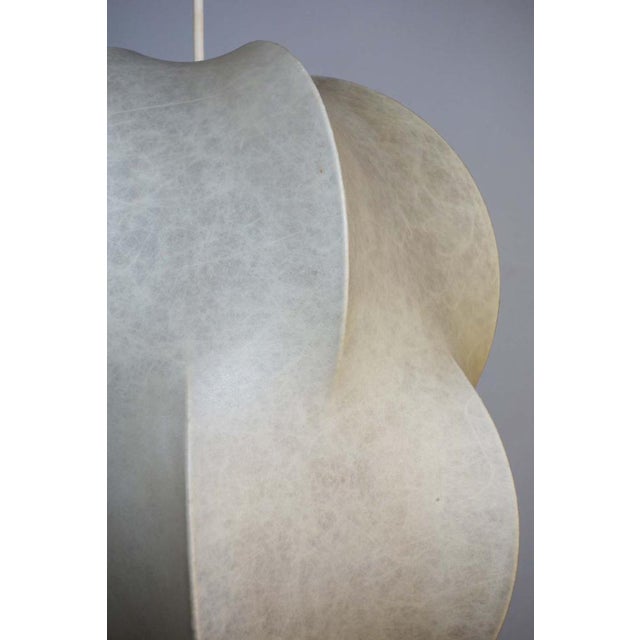 Space Age Italian Cocoon Ceiling Lamp, 1960s For Sale - Image 6 of 14