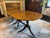 1920s 1920s English Regency Style Tripple Pedestal Dining Table For Sale - Image 5 of 11