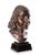 A regal bronze with brown patina life size bust on a pedestal by famed American-British sculptor Sir Jacob Epstein. An...