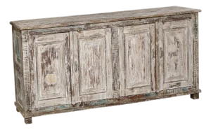 Sideboard Made From Antique Indian Teakwood Architectural Elements