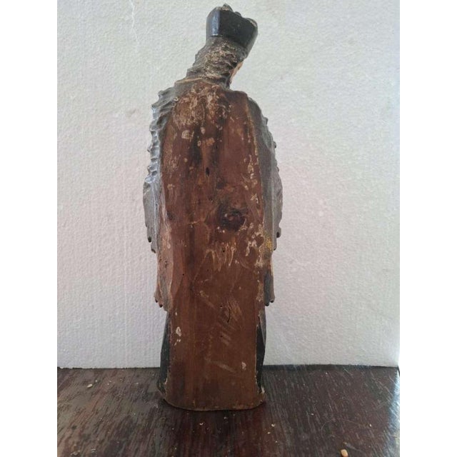 Baroque Figurative Sculpture, 1800s, Wood, in Good conditions. Designed before 1890