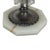 Silver Antique Pairpoint Reverse Painted Table Lamp With Metal Chipped Ice Base C1920 For Sale - Image 8 of 18