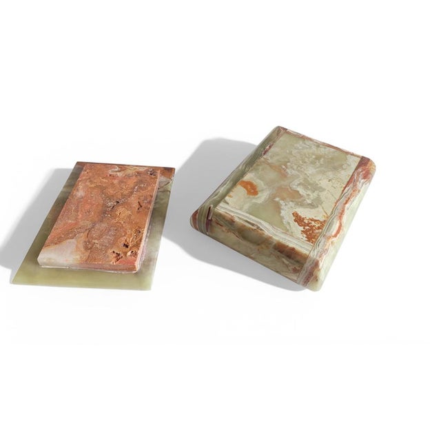 Art Deco Italian Onyx Box, Italy, 1940s For Sale - Image 17 of 18