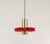 Aluminium and acrylic pendant, nicknamed 'Priest collar', designed by Claus Bolby for Danish lighting manufacturer Cebo in...