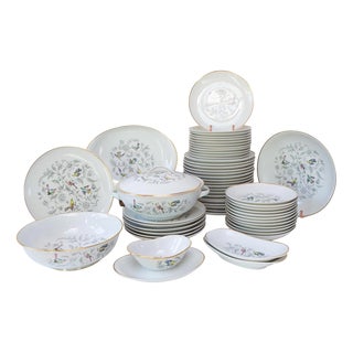 French Dinner Service for Twelve People, 1960s, Set of 56 For Sale