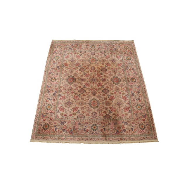 Karastan 900-906 Samovar Teawash wool carpet / Feraghan Sarouk area rug. Made in the USA, 100% full wool pile. 8'8" X 10'...