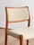 Wood Mid-Century Model 80 Upholstered Chair by Niels O. Møller for J. L. Mollers, Set of 2 For Sale - Image 7 of 16