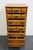 Flanders Mfg. Co. Solid Hard Rock Maple Colonial Early American Style 23" Lingerie Chest For Sale - Image 4 of 11