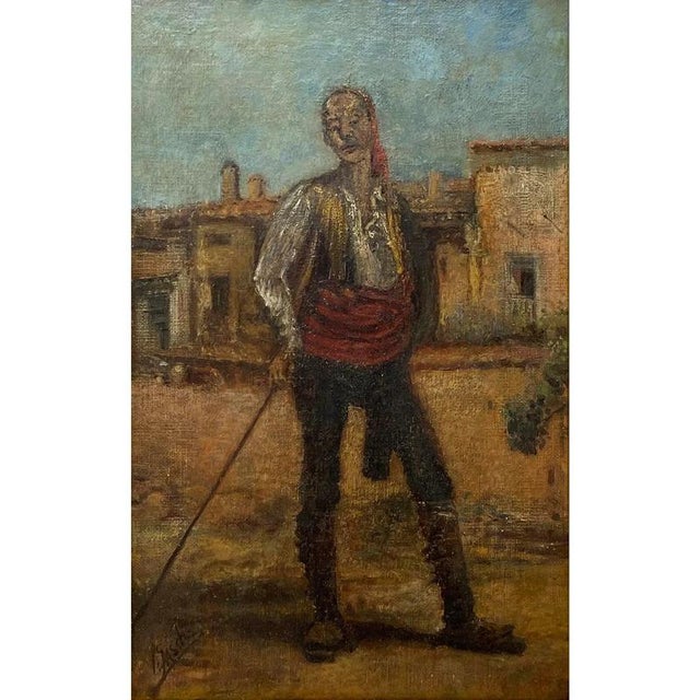 1920-1940, andor basch - "shepherd" oil on canvas, andor basch (budapest, 1885 - 1944) was a hungarian painter whose works...