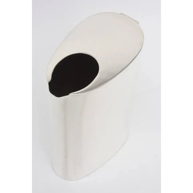Mid-Century Modern Signed Couer Sterling Silver Sculptural Modernist Hallmarked Pitcher Mid-Century Modern 50's For Sale - Image 3 of 8