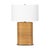 Wood Resort Bamboo Wrapped Bedside Table Lamp For Sale - Image 7 of 7