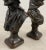 Metal 19th Century Old Man & Woman Bronze Sculptures For Sale - Image 7 of 8