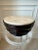 Contemporary Vintage 1970’s Handcarved Wood Bowl With Cork Lined Marble Top For Sale - Image 3 of 15