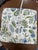 French Country Schumacher Roca Redonda 20x20 Decorative Pillow Cover in Blue and Ivory For Sale - Image 3 of 4