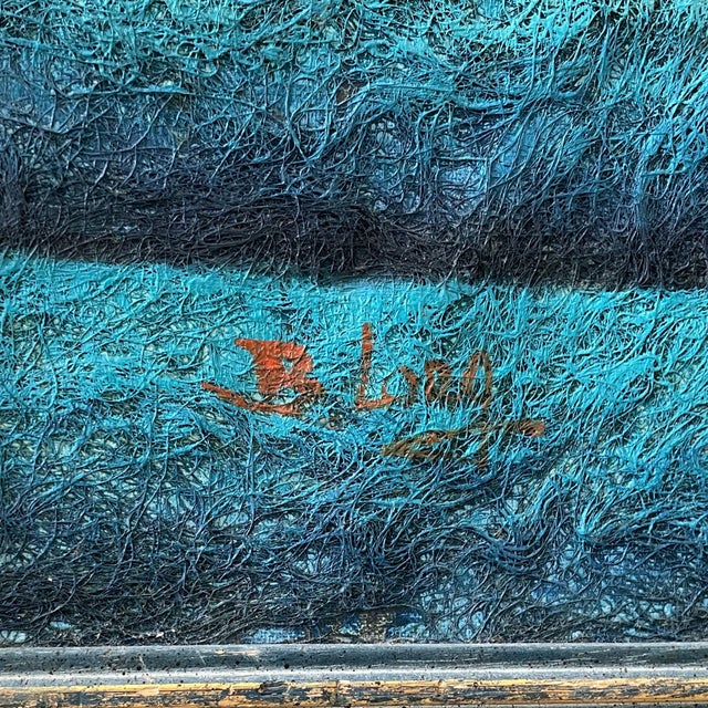 B. Long, Abstract Artworks, 1960s, Canvas Paintings, Set of 2 For Sale - Image 13 of 18