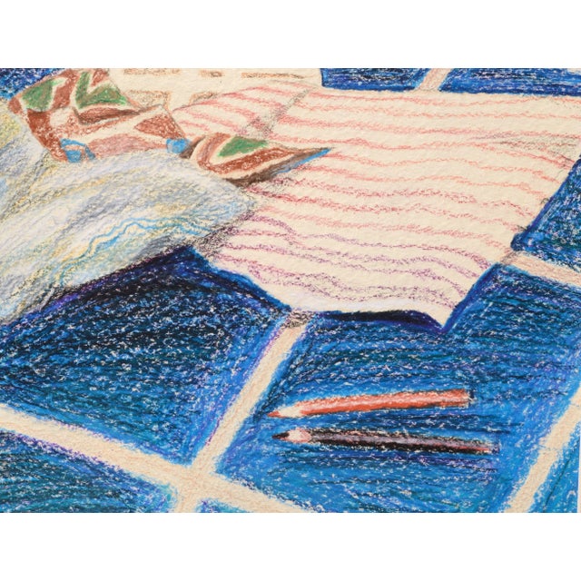 Paper 1970s Noel Howard Four Panel Still Life - Set of 4 For Sale - Image 7 of 11