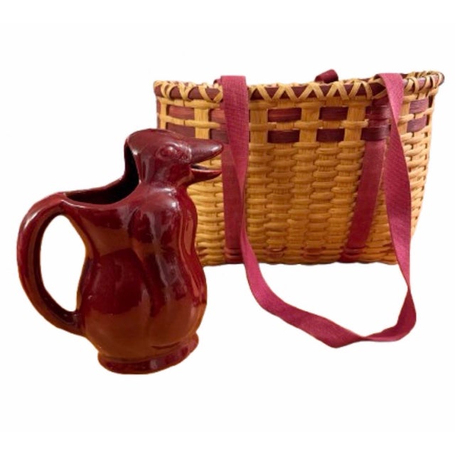 Vintage Argentinean Penguin Shaped Ceramic Pitcher For Sale - Image 9 of 9