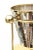 1970s Vintage 1970's Larry Laslo Signed Brass and Silver Plate Champagne Wine Stand Italian Restored For Sale - Image 5 of 13