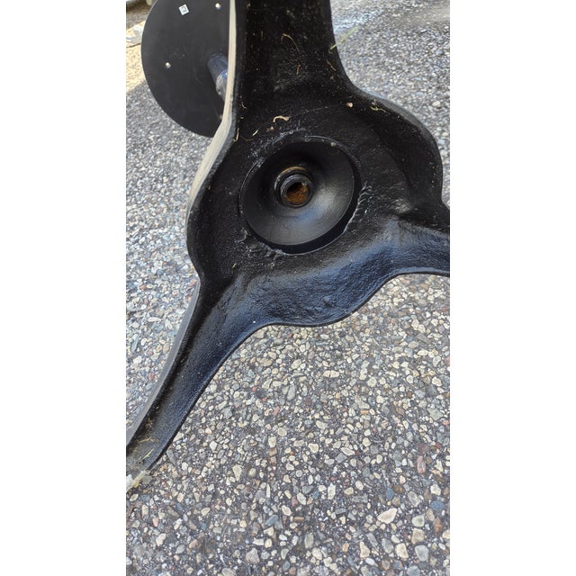 Late 20th Century Neoclassical Revival Cast-Iron Tripod Table Base For Sale - Image 17 of 17